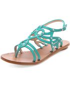 Belle By Sigerson Morrison Roma Stud Sandals - Lyst