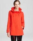 Eileen Fisher Cotton Nylon Hooded Jacket - Lyst