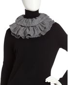 Portolano Stretch Ruffle Eternity Scarf - Lyst