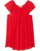 See By Chloé Pleated Neck Blouse - Lyst