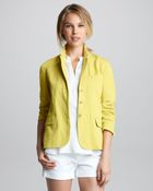 Vince Lightweight Wrinkled Twill Blazer - Lyst