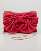 RED Valentino Bow Clutch Shoulder Bag Cherry - Lyst