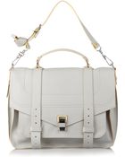 Proenza Schouler Ps1 Large Leather Satchel - Lyst