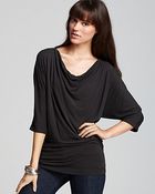 Michael Stars Tee Dolman Drape Neck - Lyst