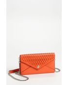 Rebecca Minkoff Laser Cut Wallet On A Chain - Lyst