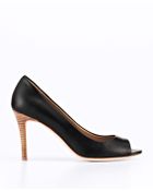 Ann Taylor Perfect Leather Peeptoe Pumps - Lyst
