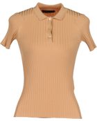 Jil Sander Navy Short Sleeve Sweater - Lyst