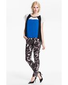 Rebecca Minkoff Animal Print Skinny Pants - Lyst
