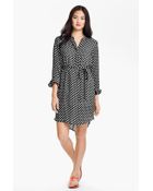 Sandra Ingrish Split Neck Shirtdress - Lyst