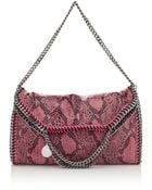 Stella McCartney Falabella Python Triple Handle Bag - Lyst