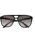 Gucci Acetate Aviator Sunglasses - Lyst