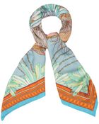 Matthew Williamson Flamingo Dna Oversized Scarf - Lyst