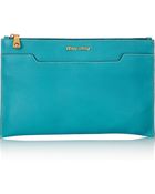 Miu Miu Grainedleather Clutch - Lyst