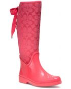 Coach Spring Nylex Insole Rainboot - Lyst