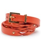 Mango Touch Braided Details Leather Belt - Lyst