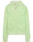 Juicy Couture Embellished Logo Velour Hoodie - Lyst