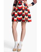 Milly Print Skirt - Lyst