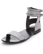 Alexander Wang Alek Ankle Cuff Sandals - Lyst