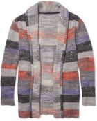 The Elder Statesman Striped Cashmere Cardigan - Lyst