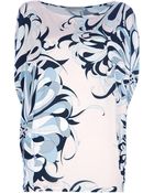 Emilio Pucci Floral Print Blouse - Lyst