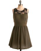 ModCloth Olive and Well Dress - Lyst
