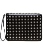 Christian Louboutin Cris Studded Leather Ipad Case - Lyst