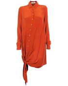 Thakoon Addition Side Tie Shirt Dress - Lyst