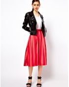ASOS Collection Midi Skirt in Bold Stripe - Lyst