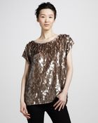 Rachel Zoe Marcy Oversize Sequin Top - Lyst