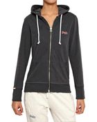 Superdry Hooded Light Cotton Fleece Sweatshirt - Lyst