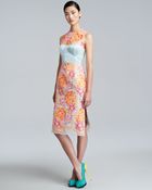 Erdem Floralembroidered Sheath Dress - Lyst