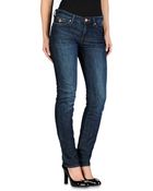 Armani Jeans Slim Fit Jeans New Raw Used Look - Lyst