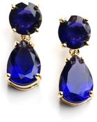 Kate Spade Double Drop Earrings - Lyst