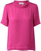 Lanvin Relaxed Silk Top - Lyst