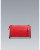 Zara Messenger Bag with Metallic Detail - Lyst
