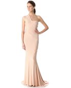 Donna Karan New York One Shoulder Evening Gown - Lyst