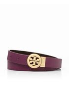 Tory Burch Rotating Logo Belt - Lyst