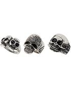 Topshop Mix Skull Ring Pack - Lyst