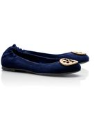 Tory Burch Suede Reva Ballet Flat - Lyst