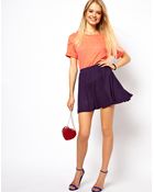 ASOS Collection Asos Skater Skirt in Spot - Lyst
