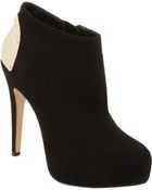 DV by Dolce Vita Bansi Black Suede Highheel Ankle Boots - Lyst