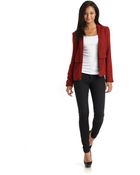 W118 By Walter Baker Danielle Layered Jacketrust - Lyst