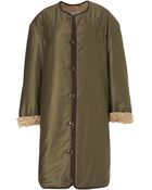 Topshop Teddy Coat - Lyst
