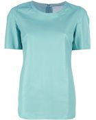 3.1 Phillip Lim Short Sleeved Leather Top - Lyst