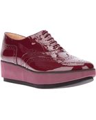 Robert Clergerie Demilee Brogue - Lyst