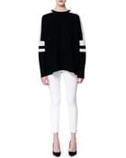 Zara Striped Oversize Sweater - Lyst