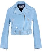 Acne Studios Leather Outerwear - Lyst