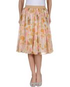 See By Chloé 34 Length Skirt - Lyst