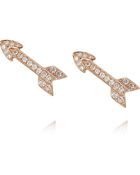 Anita Ko Arrow 18karat Rose Gold Diamond Earrings - Lyst
