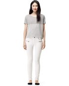 Club Monaco Nadia Breton Stripe Tee - Lyst